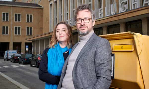 ‘We were writing into the grey areas of history’ … Anna and Joerg Winger in Berlin.