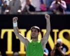 Alcaraz eases into fourth round after Sabalenka wins tense match - as it happened