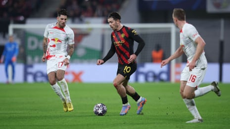 Jack Grealish is running the show for Man City in Leipzig this evening.