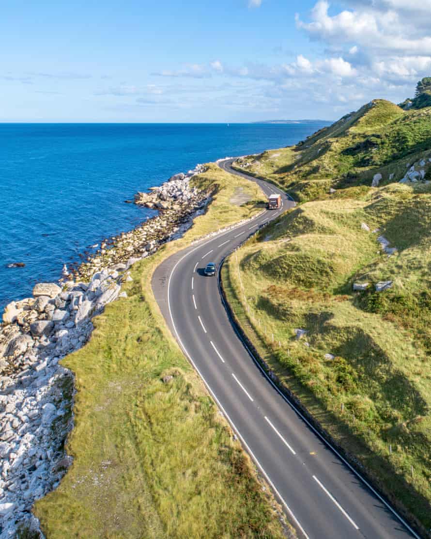 Causeway Costal Route in Northern Ireland, UK