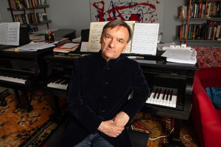 Hough in his north London studio, October 2021