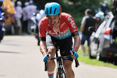 Victor Campenaerts has been been awarded the Tour’s combativity prize for the second day in a row.