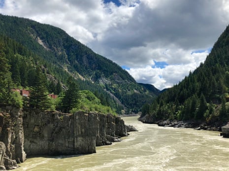 The Fraser River Canyon.