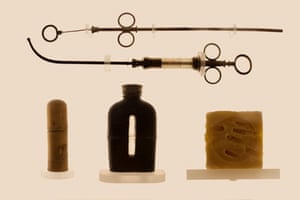 Soap and syringes used for abortion, from the Museum of Contraception and Abortion in Vienna, photographed by Laia Abril.