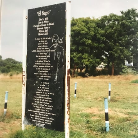 The man’s grave in Gaborone
