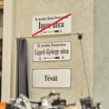 The renamed Ligeti Street.