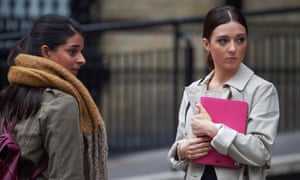 Stephanie Hyam (right) as Chanel Dyson.