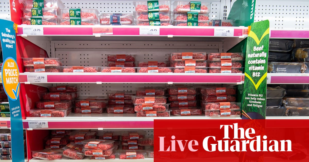 UK inflation accelerates to 3.8% on higher air fares and other transport costs – business live