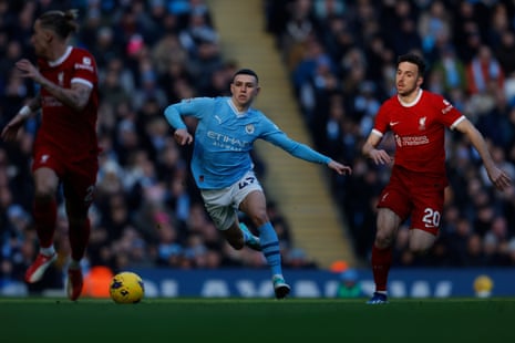 Phil Foden on the move.