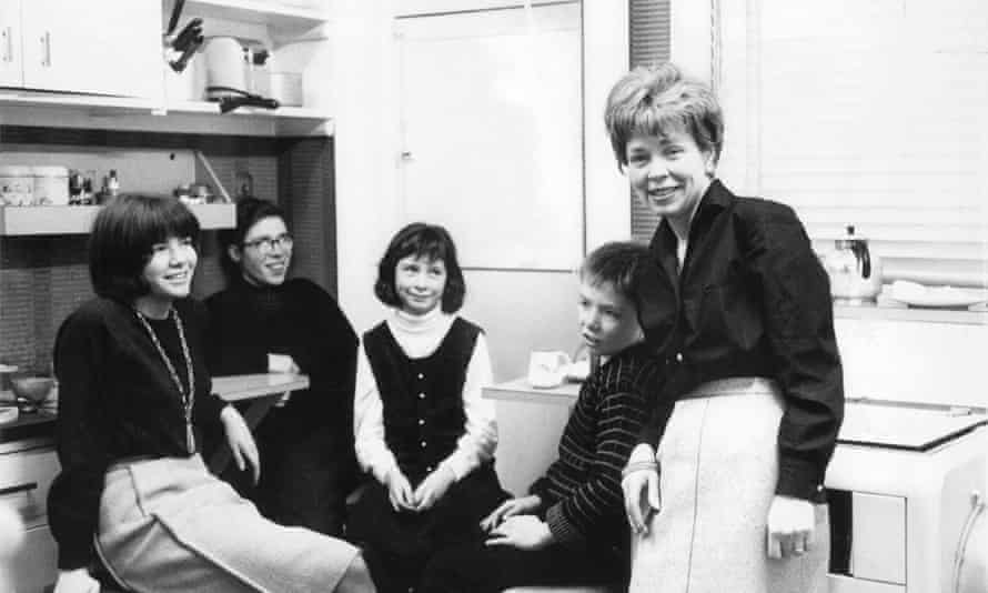 Wintour, far left, with her family at home in St John’s Wood, London, January 1964