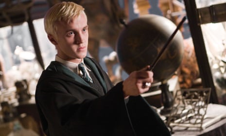 Fan-tastic … Tom Felton as Draco Malfoy in the film of Harry Potter and the Half-Blood Prince.