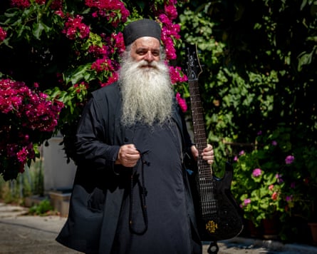 ‘They say a priest is better than a king’ … Father Tabakis in Nafplio.