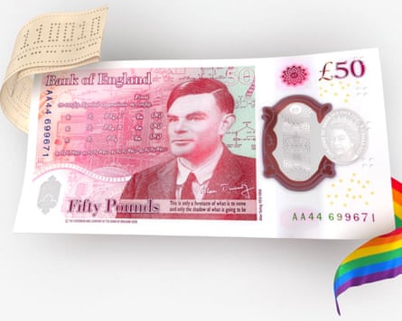 Bank of England £50 banknote celebrating Alan Turing