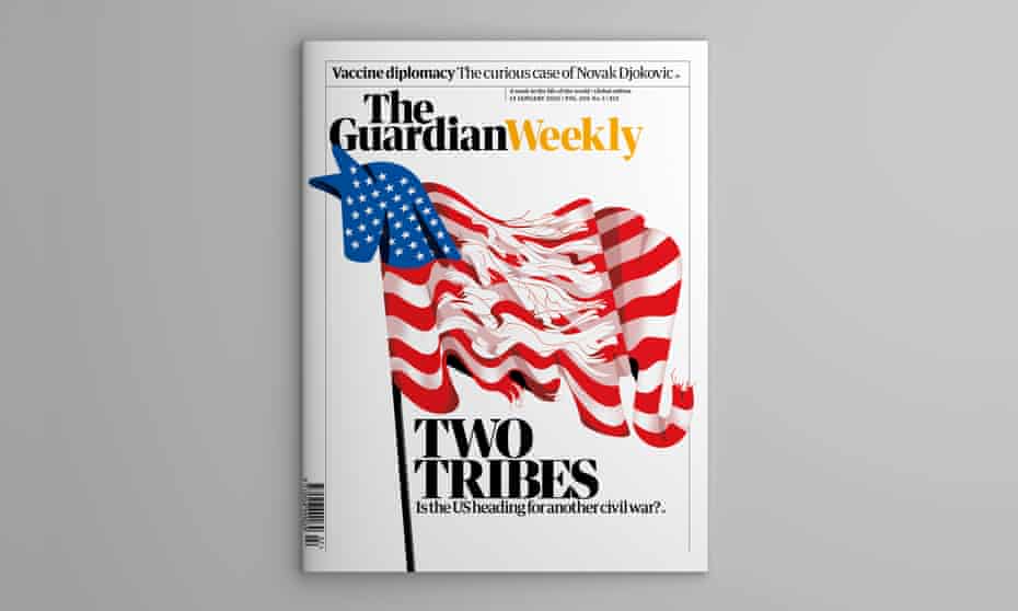 The cover of the 14 January 2022 edition of Guardian Weekly. 