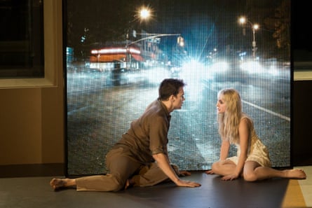Michael C Hall and Sophia Anne Caruso in Lazarus at the New York Theatre Workshop.