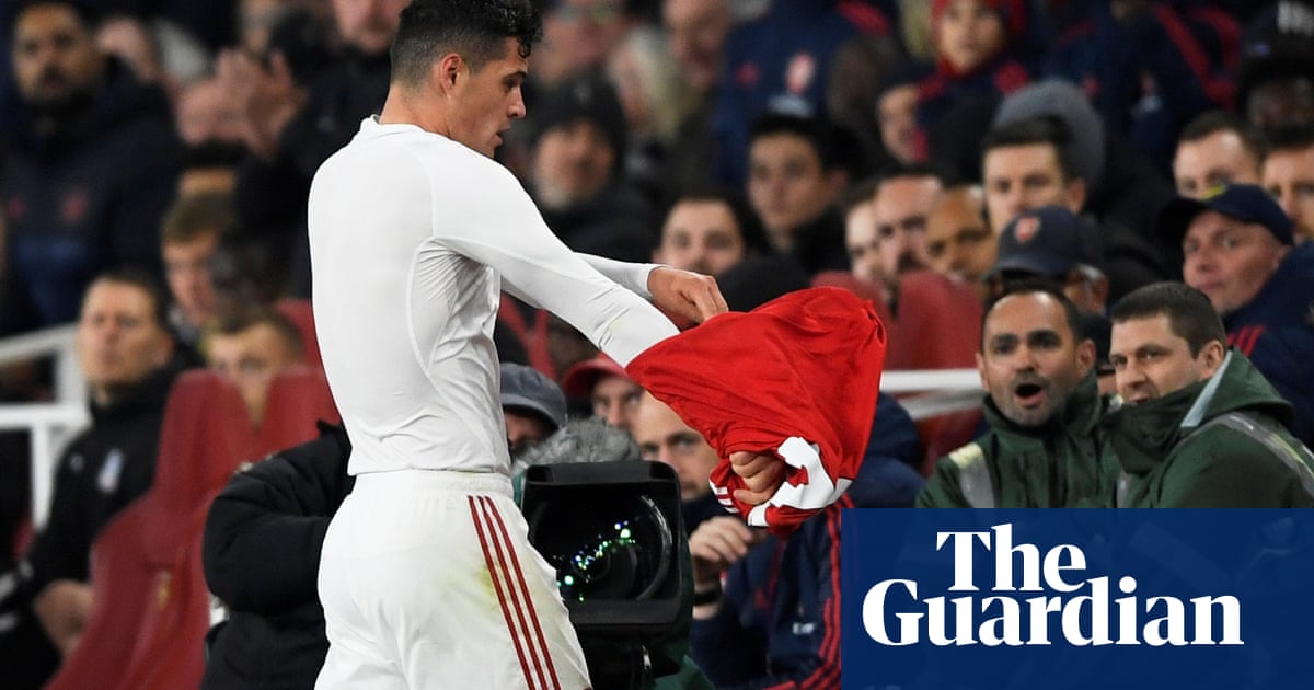 Granit Xhaka a lightning rod for Arsenal’s drift under Unai Emery | Nick Ames