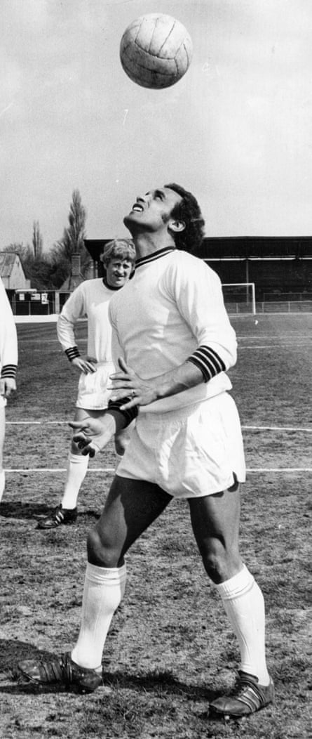 Dennis Walker with Cambridge United, for whom he signed in 1968.