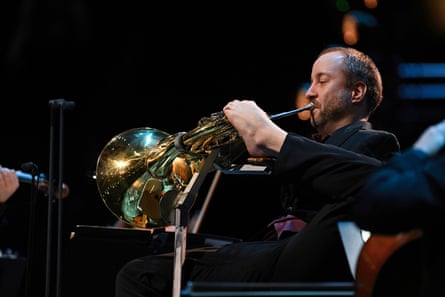 Sole music … Felix Klieser performs at the BBC Proms.