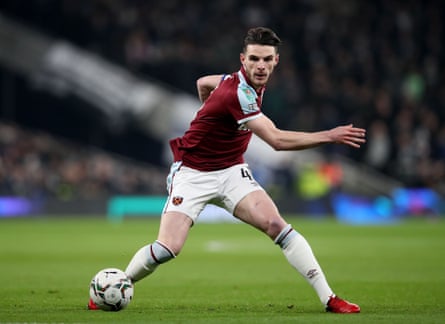 Manchester United’s chances of signing Declan Rice in January appear remote.