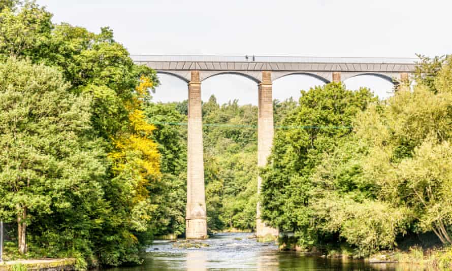 Pontcysyllte Aqueduct near Wrexham.