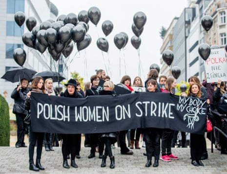 Women in Poland went on strike in October 2016 to fight for entitlement to legal abortion, sex education and contraception.