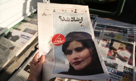 Headlines on Iranian newspapers over the death of Mahsa Amini