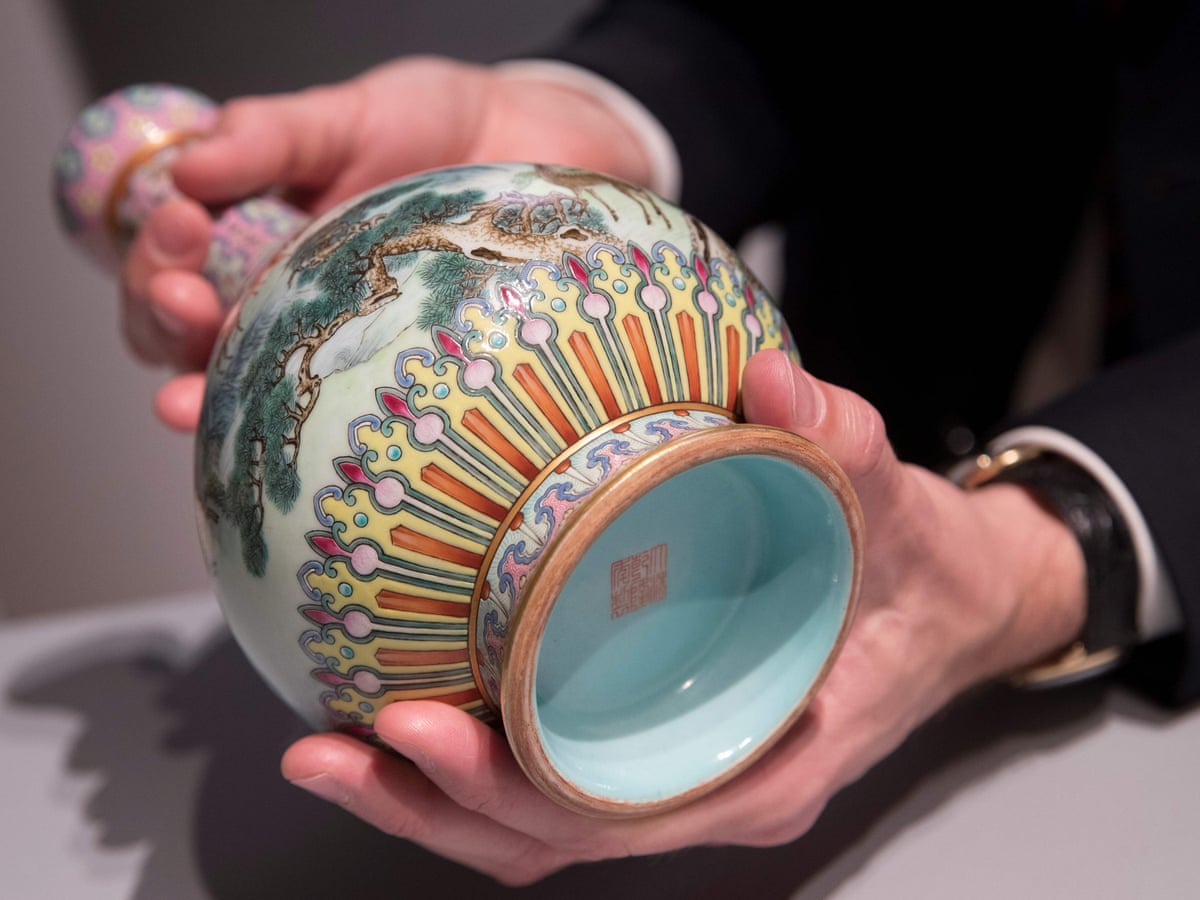 Vase found in French attic sells for £14.3m at auction | Ceramics