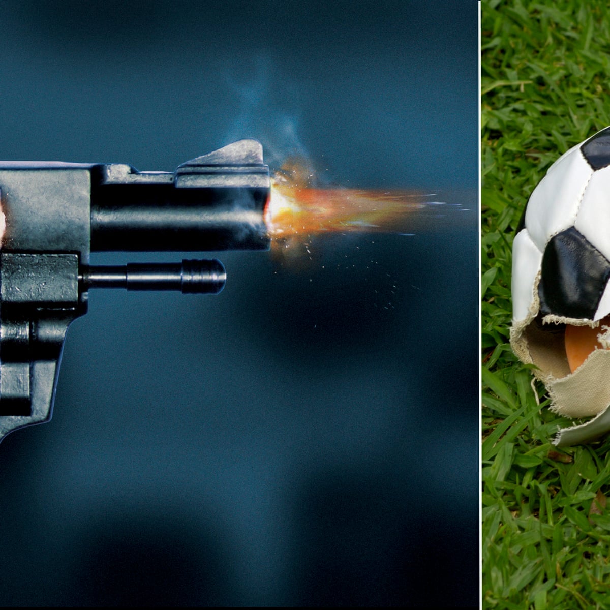 Did A Football Fan Shoot The Ball To Stop The Opposition Scoring Soccer The Guardian Did A Football Fan Shoot The Ball To Stop The Opposition Scoring Soccer The Guardian