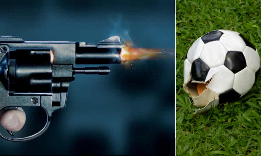 Did A Football Fan Shoot The Ball To Stop The Opposition Scoring Soccer The Guardian Did A Football Fan Shoot The Ball To Stop The Opposition Scoring Soccer The Guardian