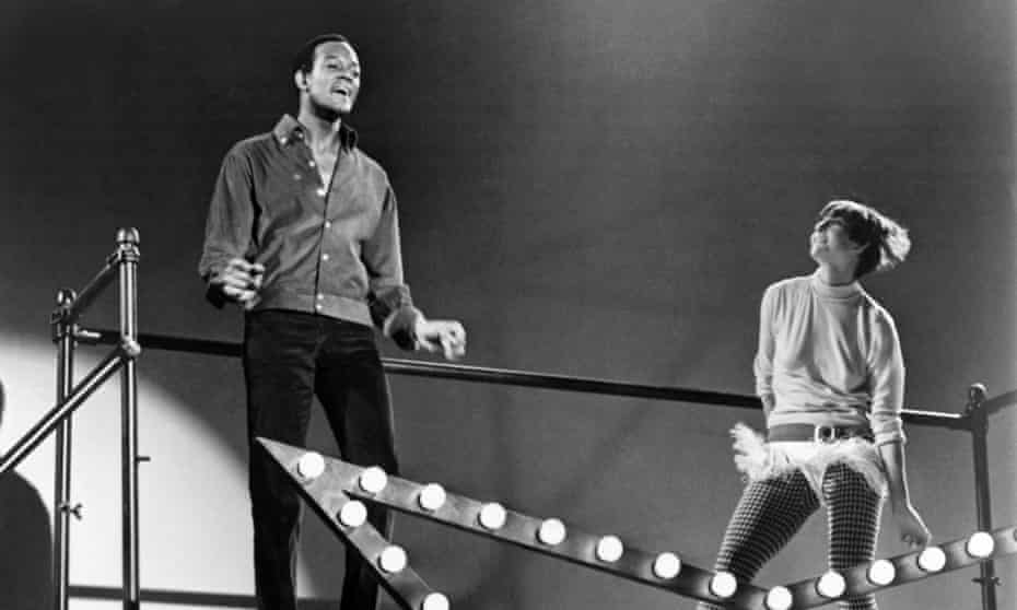 Old pro ... Dobie Gray performs the song Out on the Floor at the teenage fair in a scene from the movie Out of Sight.