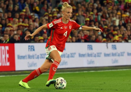 Sophie Ingle in action for Wales against Bosnia-Herzegovina last October