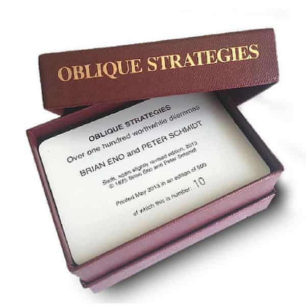 Eno’s Oblique Strategies cards