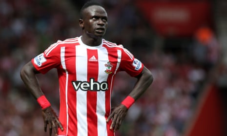 Sadio Mané, the subject of Manchester United interest.