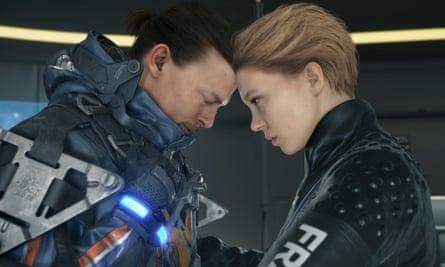 Norman Reedus and Léa Seydoux in Death Stranding.