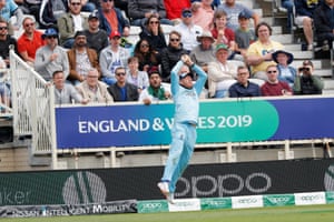 England chasing 349 to win v Pakistan: Cricket World Cup 2019 – live! | Sport 7 Bairstow takes the catch.