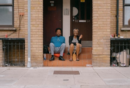 Watching the action from side