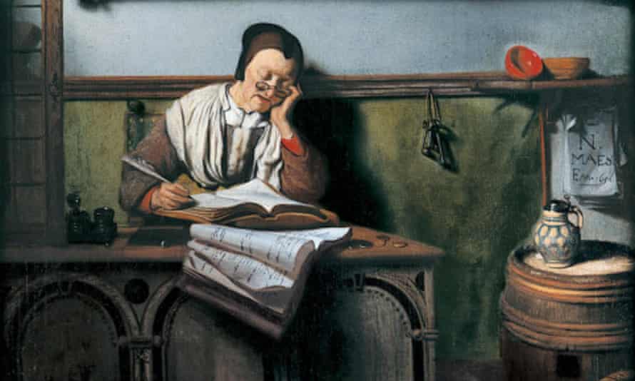 Nicolaes Maes' painting, the Account Keeper