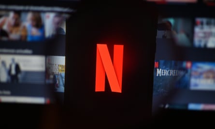 netflix logo over images from films and shows
