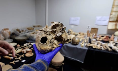 Archaeological artefacts as well as bone fragments believed to be up to 5,000 years old were found at the two properties.