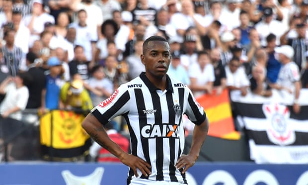 Robinho in action for Atlético Mineiro in 2017.