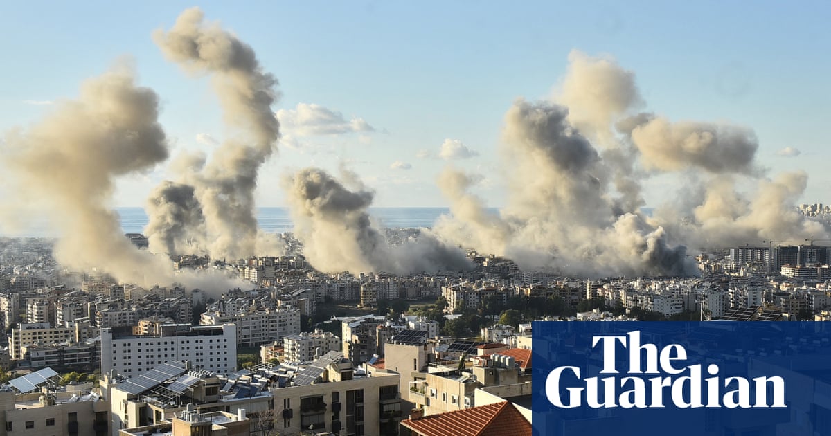 Live feed captures multiple strikes across Beirut as ceasefire talks continue - video