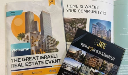 Pamphlets advertising the Great Real Estate Event, London, June 2026.
