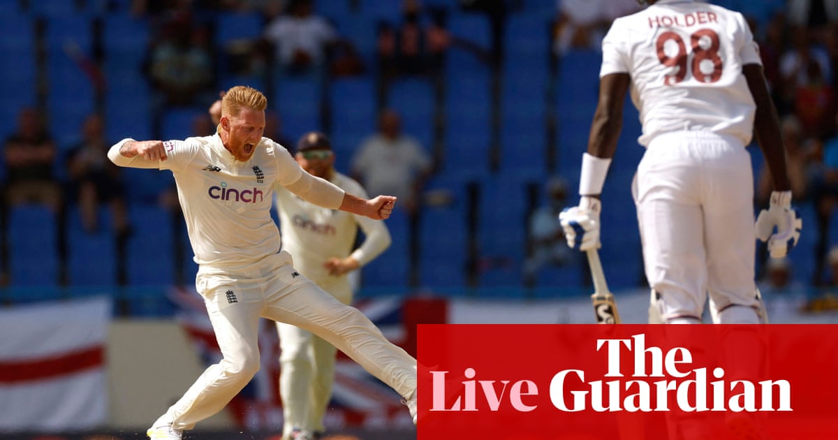 West Indies v England: first Test, day three – live!