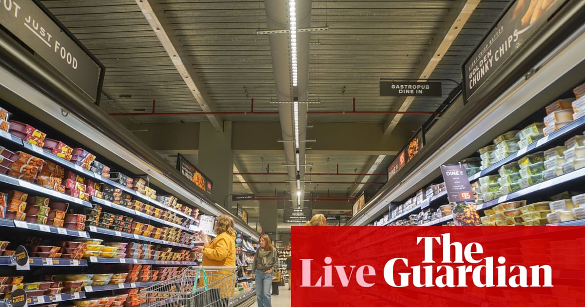 UK inflation steady before Iran war; oil price dips on Trump comments – business live