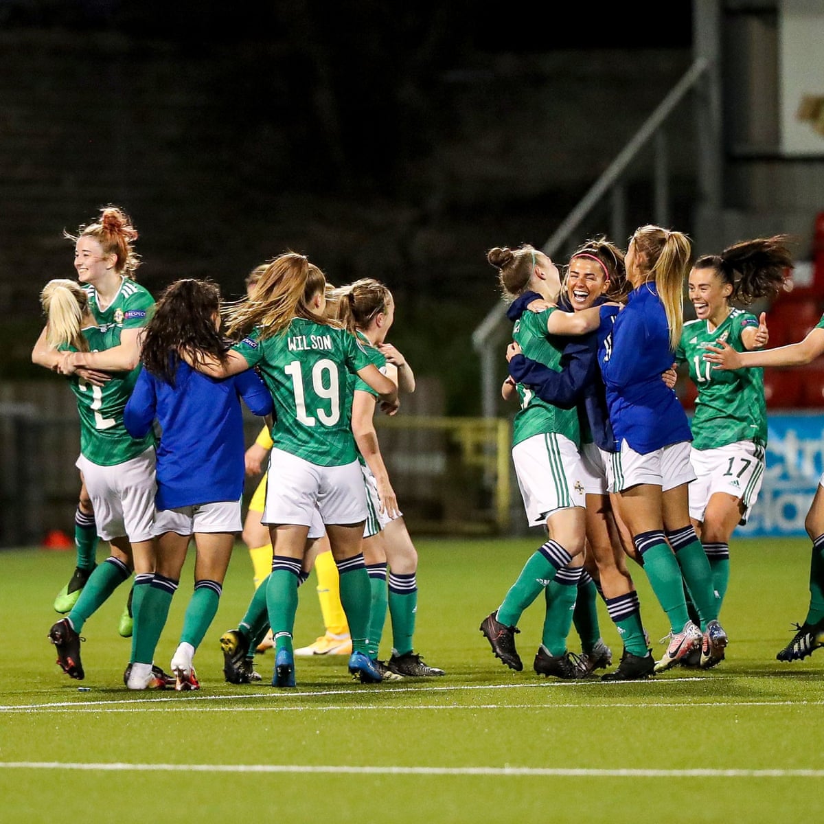 Northern Ireland Women Make History By Beating Ukraine To Reach Euro 2022 Women S Euro 2022 The Guardian Who Won The Sea View Lague Championship For Cross Country 2022?