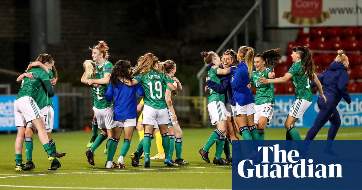 Northern Ireland Women make history by beating Ukraine to reach Euro 2022