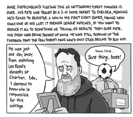 David Squires’ cartoon on Nottingham Forest