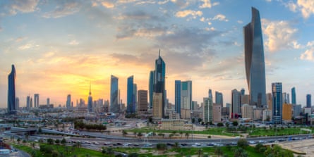 Kuwait City’s central business district.