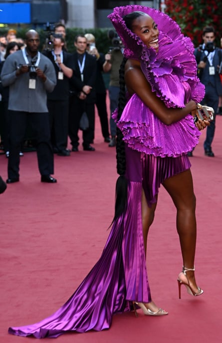 Odudu at London Fashion Week in September.