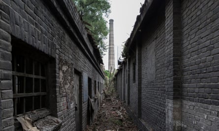 The remains of the last two cellblocks at the camp. About 100,000 prisoners are said to have passed through its gates.